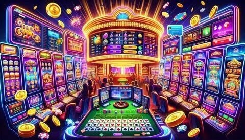 Lucky Neko live-dealer studio setup with broadcast camera and game console